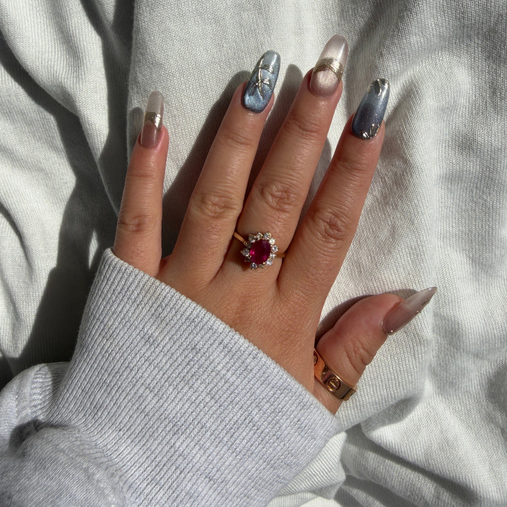 Celeste Blush Handmade Press on Nails