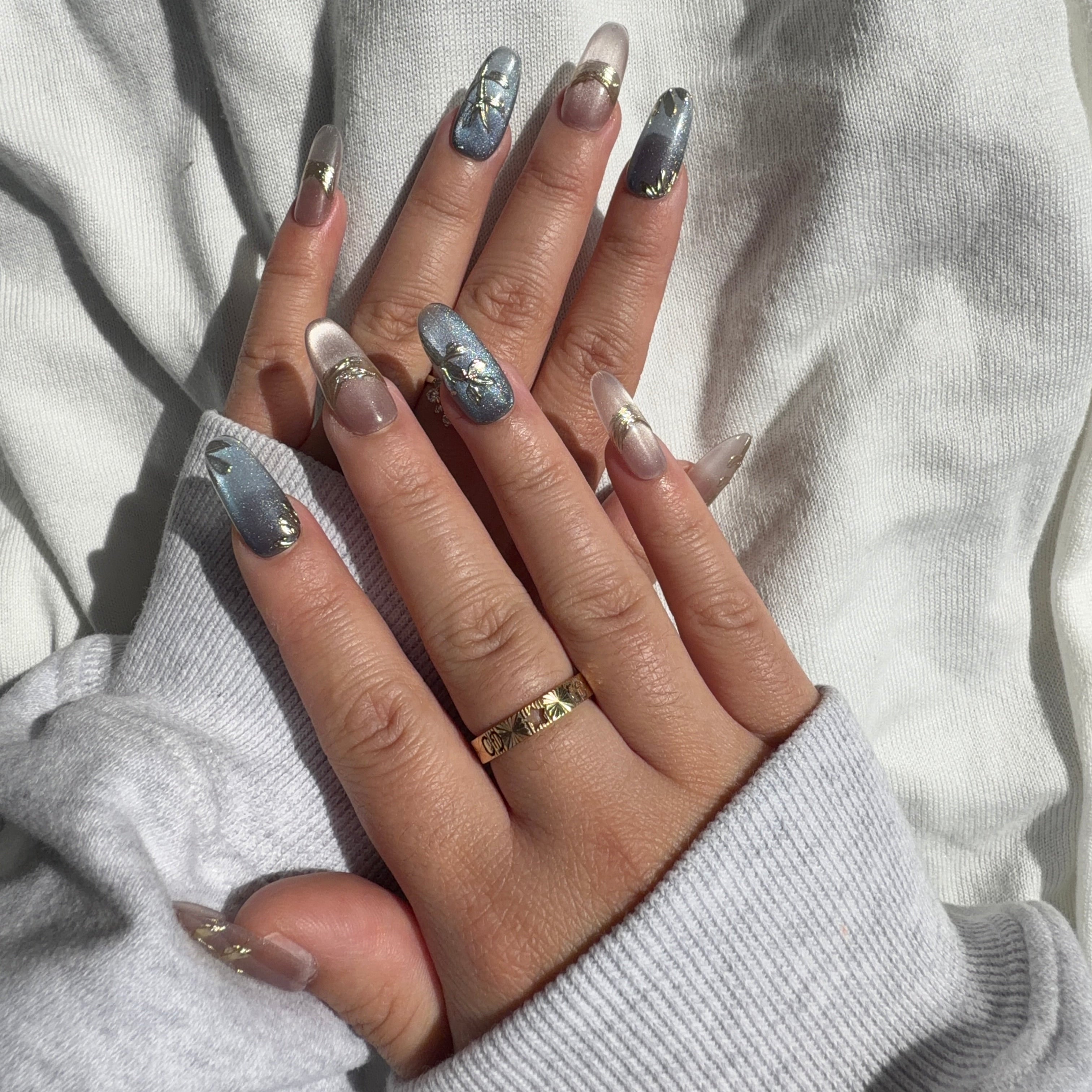 Celeste Blush Handmade Press on Nails