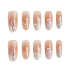 Mermaid Tail Shimmer Handmade Press on Nails