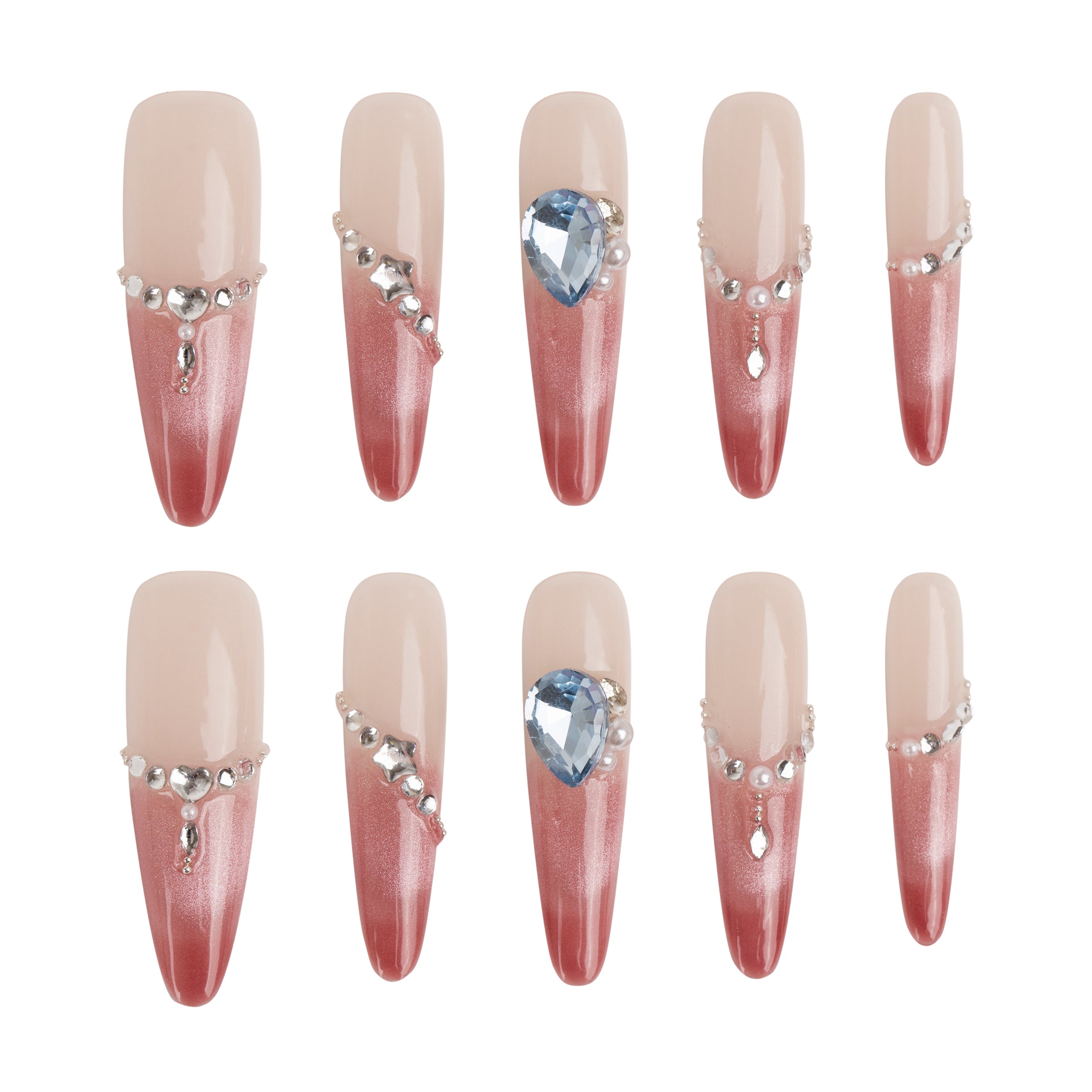 Barbie Sapphire Handmade Press on Nails