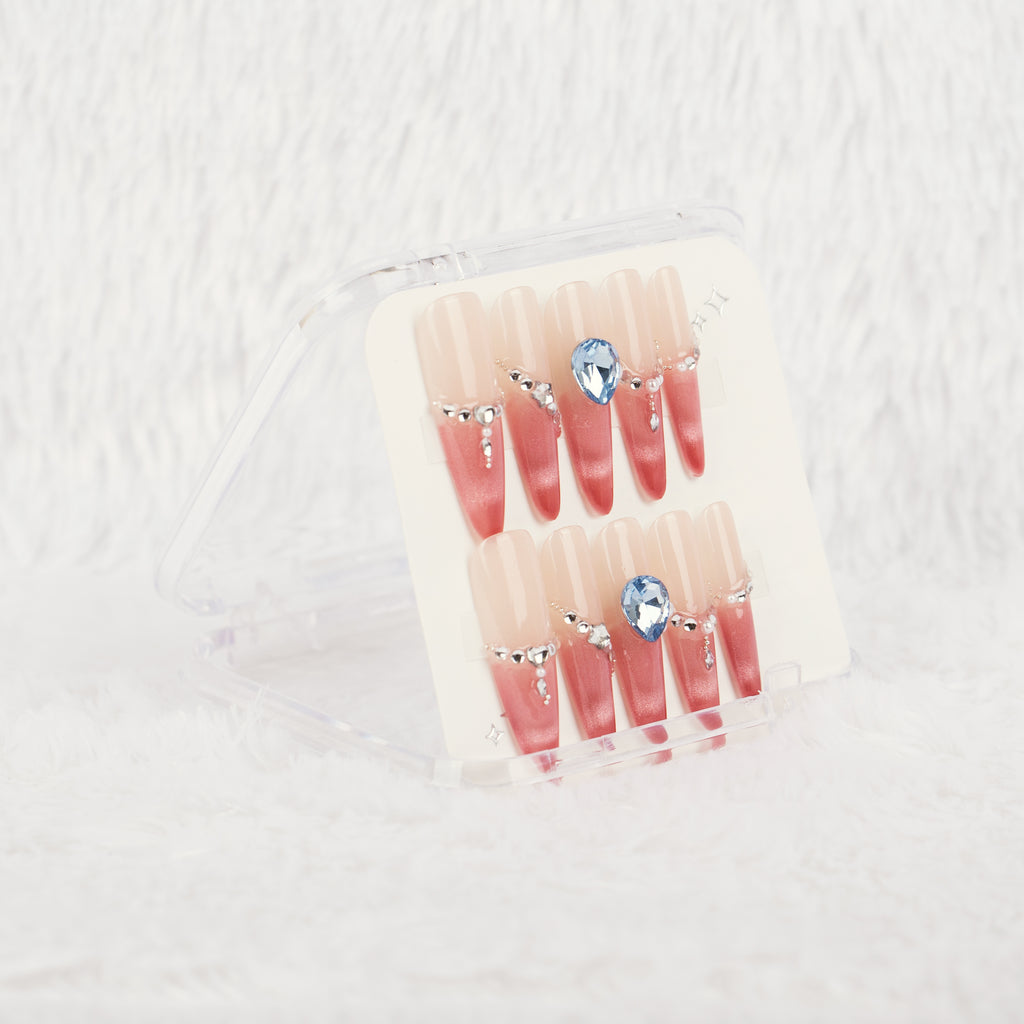 Barbie Sapphire Handmade Press on Nails