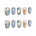 Coastal Bloom Handmade Press on Nails