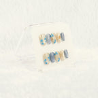 Coastal Bloom Handmade Press on Nails