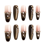 Cocoa Jewel Handmade Press on Nails