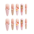 Miss Piggy Handmade Press On Nails
