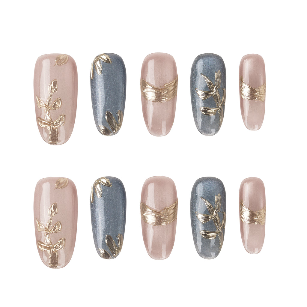 Celeste Blush Handmade Press on Nails