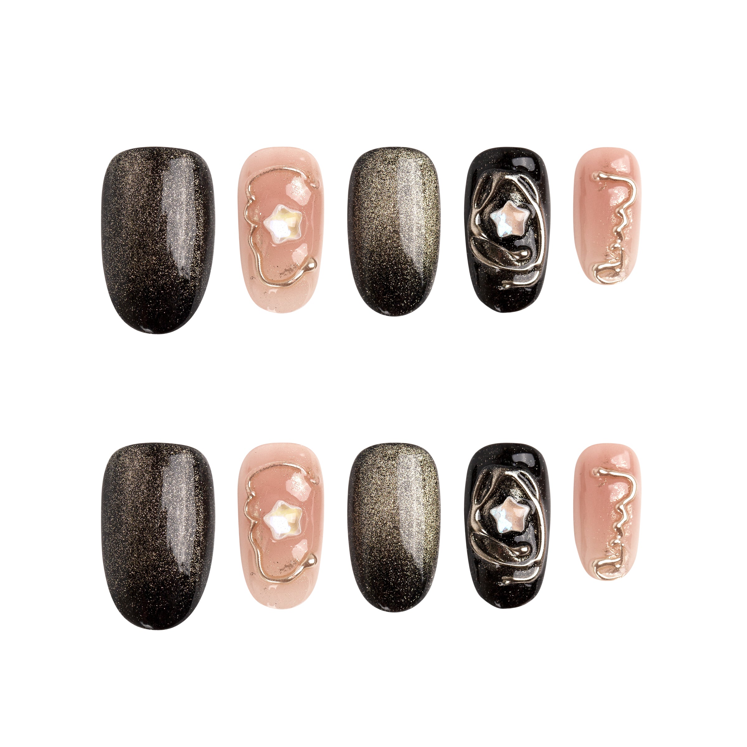 Shadow Garden Handmade Press on Nails