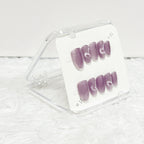Lavender Heart Handmade Press on Nails