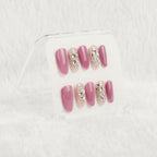 Rose Embellish Handmade Press on Nails
