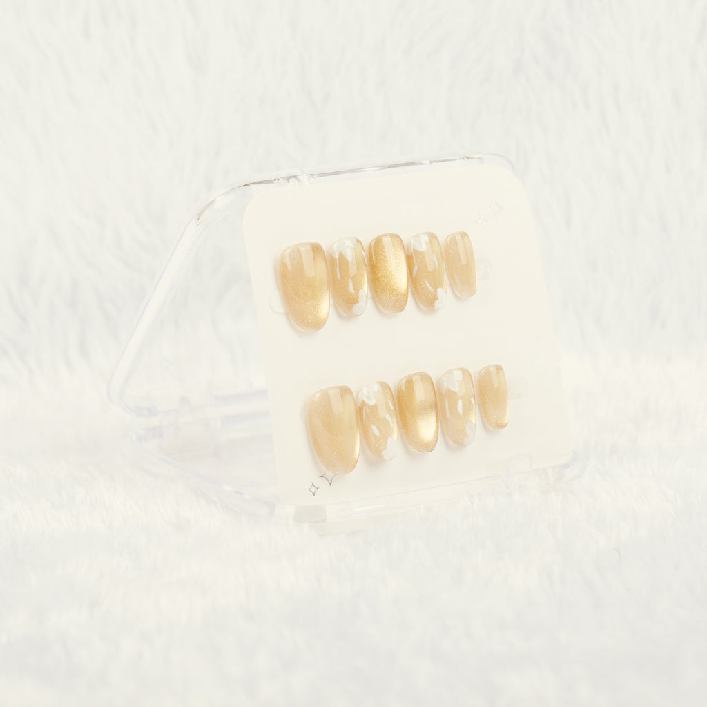 Silk Fleur Handmade Press on Nails