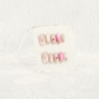 Velour Petal Glow Handmade Press on Nails