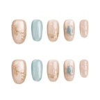 Celestial Dew Embrace Handmade Press on Nails