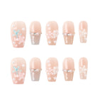 Pastel Garden Handmade Press on Nails