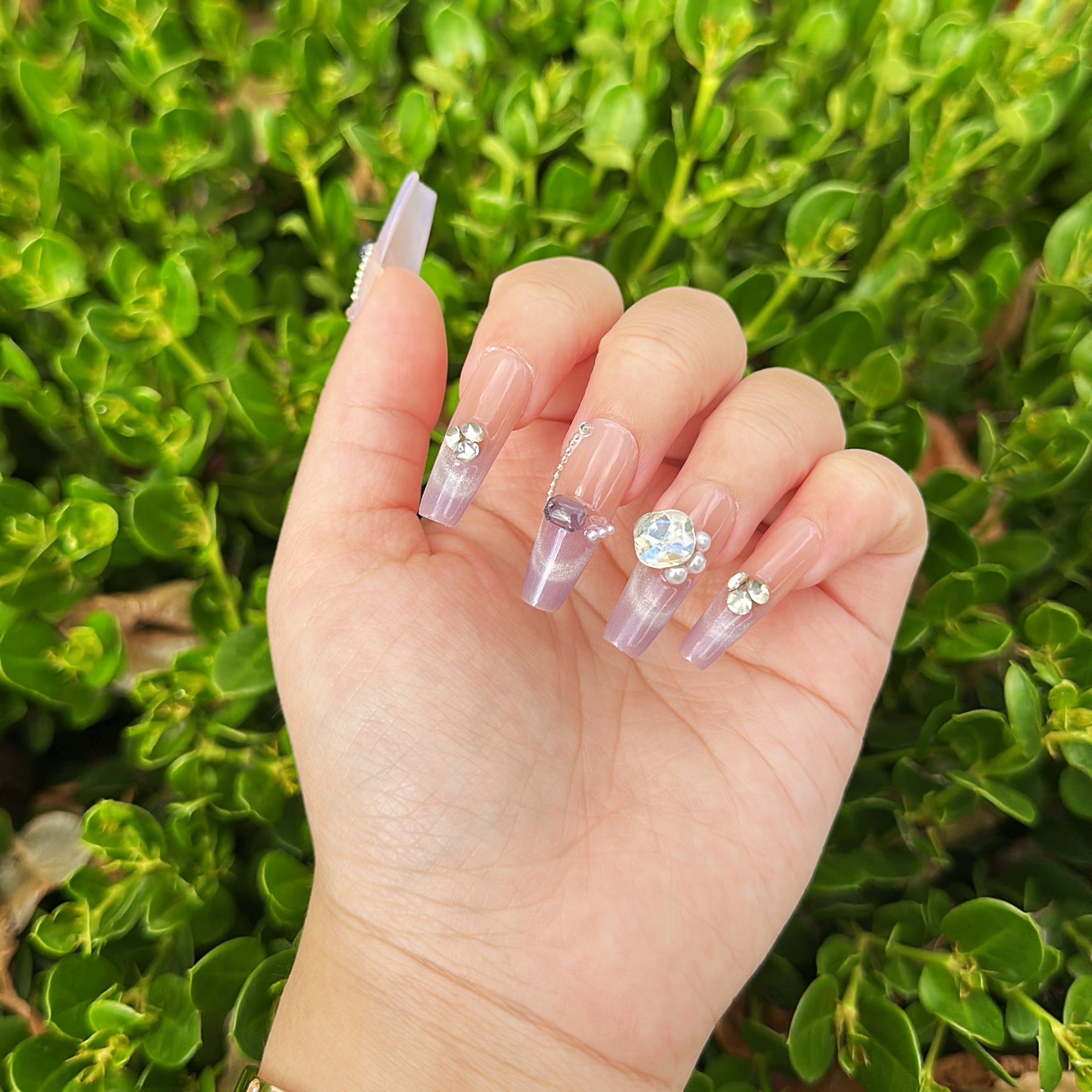 Lilac Crystal Gem