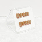 Blush Gilded Handmade Press on Nails
