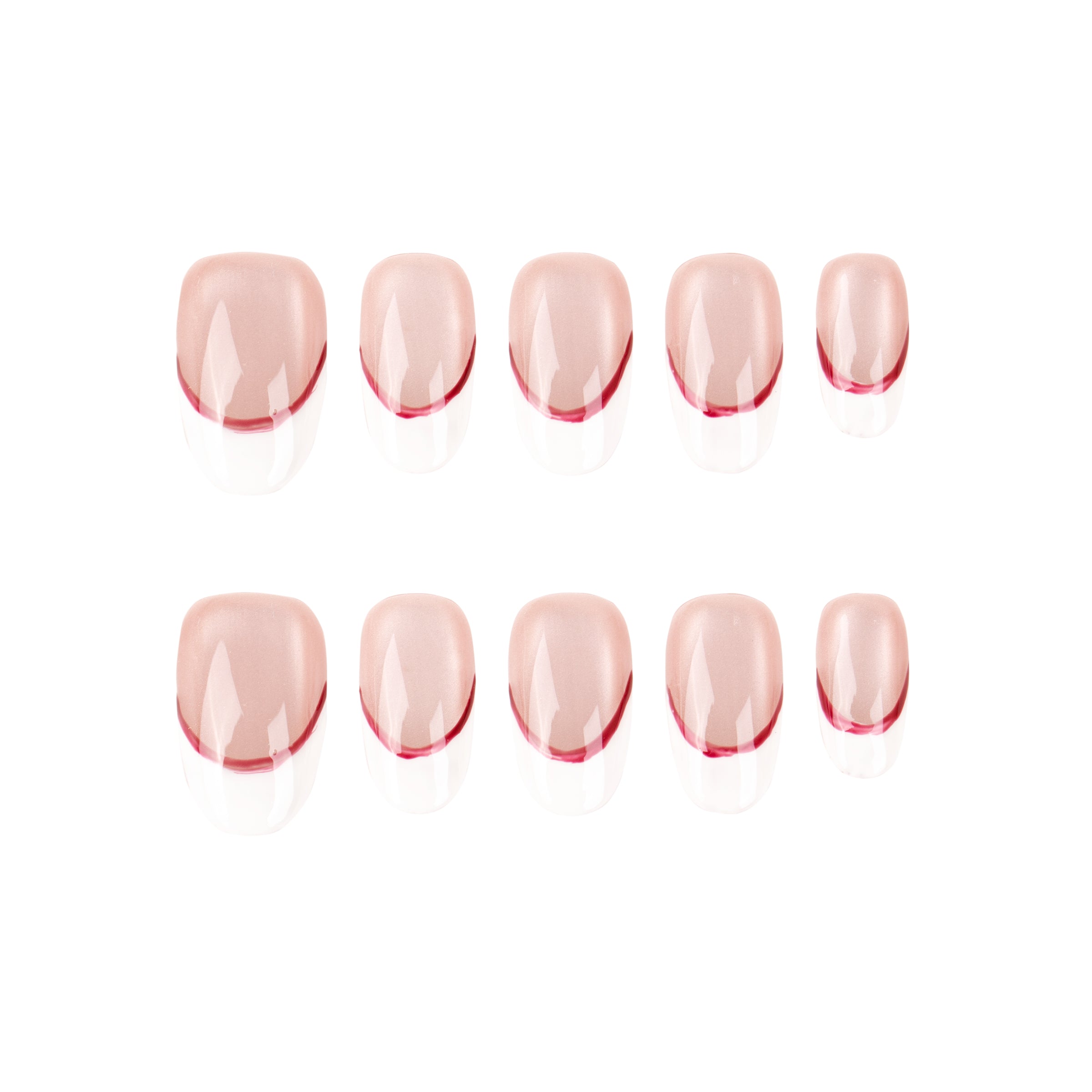 Rose French Handmade Press on Nails