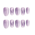 Lavender Heart Handmade Press on Nails