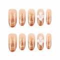 Golden Daisy Handmade Press on Nails