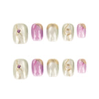Amethyst Sage Opaline Handmade Press on Nails