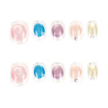 Aurora Pastel Veil Handmade Press on Nails