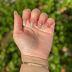 Mermaid Tail Shimmer Handmade Press on Nails