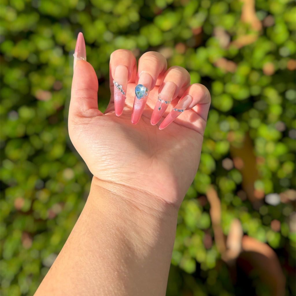 Barbie Sapphire Handmade Press on Nails