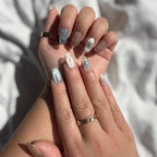 Celestial Dew Embrace Handmade Press on Nails