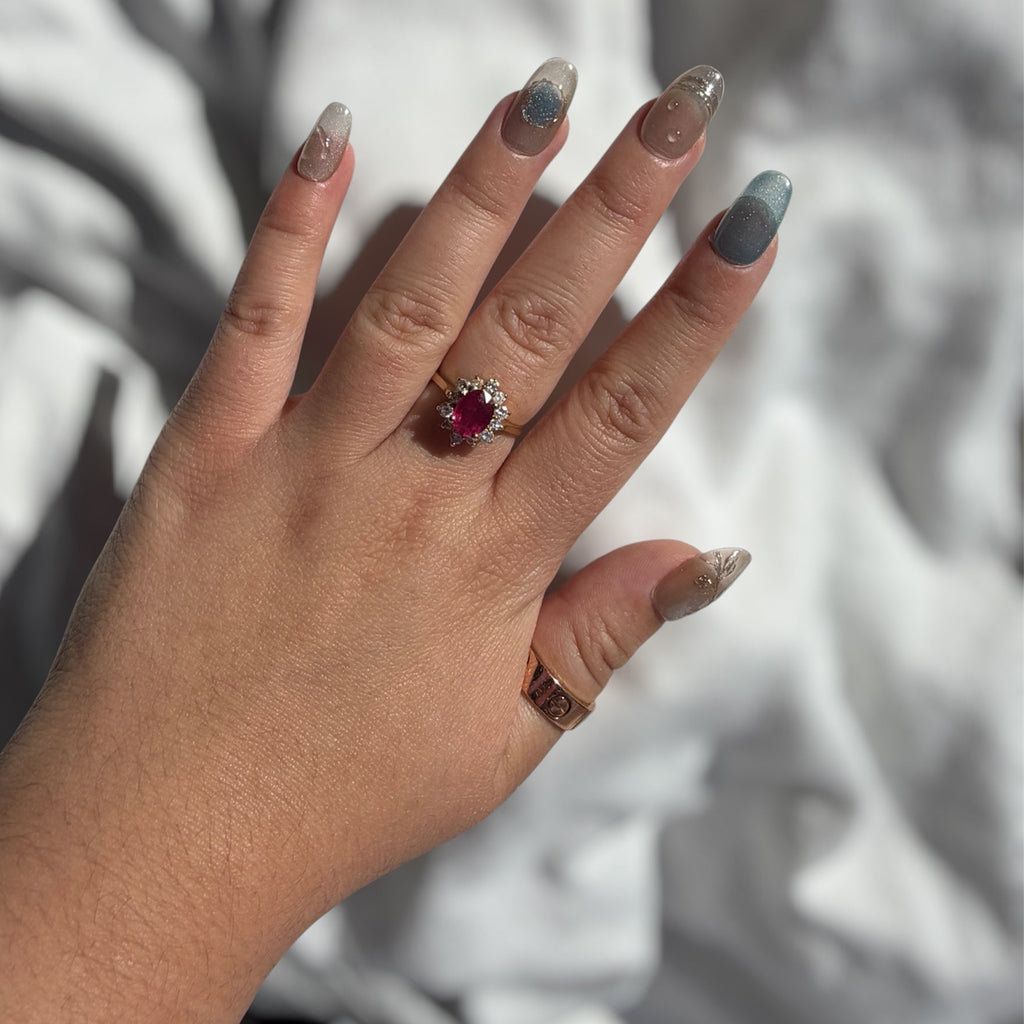 Celestial Dew Embrace Handmade Press on Nails