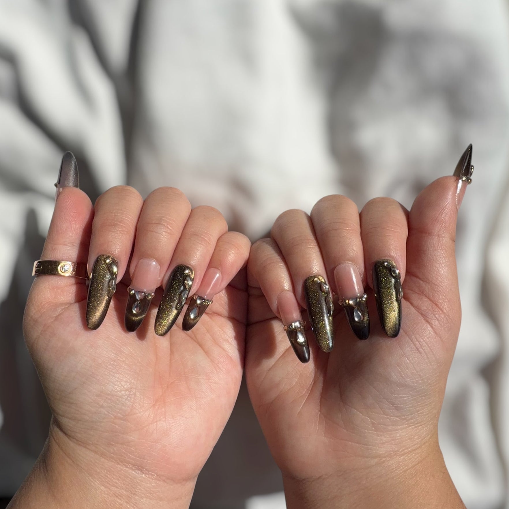 Cocoa Jewel Handmade Press on Nails