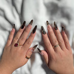 Cocoa Jewel Handmade Press on Nails